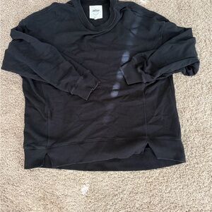 Aerie Black Crewneck Sweatshirt